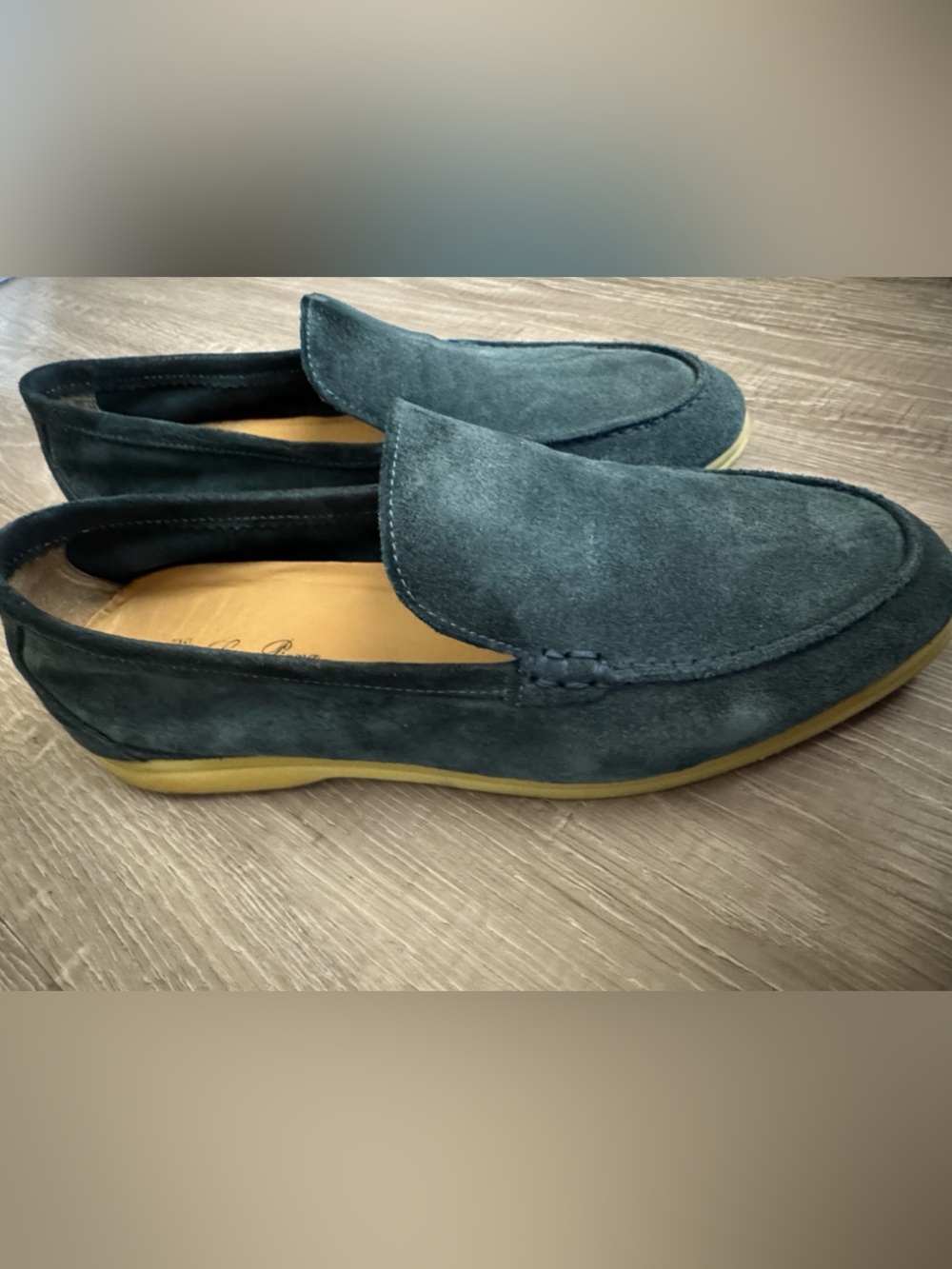 Suede Leather Mens Slip on Loafer Flats Casual Walk Shoes